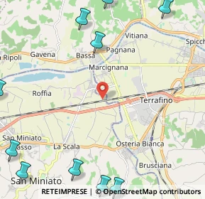Mappa Via Arno, 56028 San Miniato PI, Italia (3.67455)