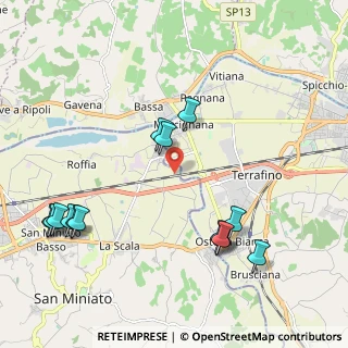 Mappa Via Arno, 56028 San Miniato PI, Italia (2.49143)