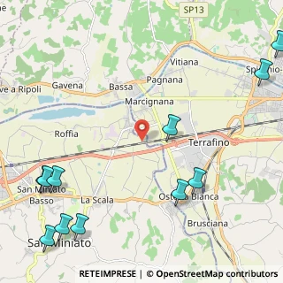 Mappa Via Arno, 56028 San Miniato PI, Italia (3.38)