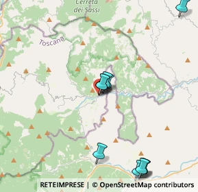 Mappa Via Sestinese, 52038 Sestino AR, Italia (6.7605)