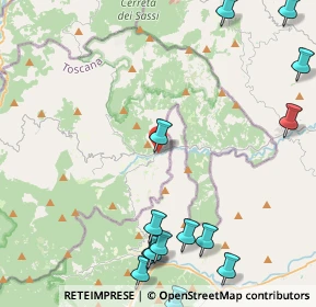 Mappa Via Sestinese, 52038 Sestino AR, Italia (6.9155)