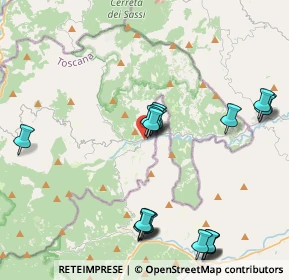 Mappa Via Sestinese, 52038 Sestino AR, Italia (4.869)