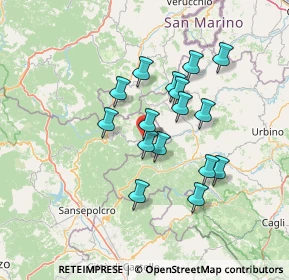 Mappa Via Sestinese, 52038 Sestino AR, Italia (11.7625)