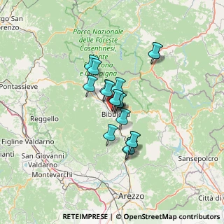 Mappa Località Palazzetto, 52011 Bibbiena AR, Italia (9.2)