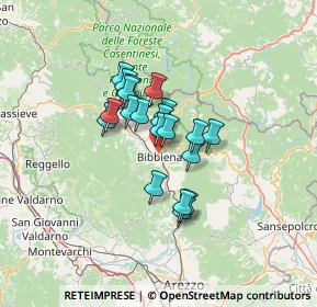 Mappa , 52011 Bibbiena AR, Italia (9.2685)