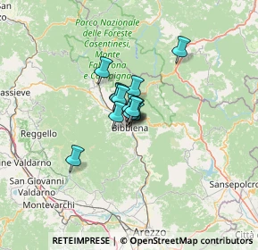 Mappa Via Bernardo Dovizi, 52011 Bibbiena AR, Italia (5.88692)
