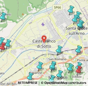 Mappa Piazza Remo Bertoncini, 56022 Castelfranco di Sotto PI, Italia (3.4135)