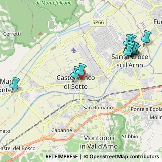 Mappa Via Don Giovanni Minzoni, 56022 Castelfranco di Sotto PI, Italia (2.635)