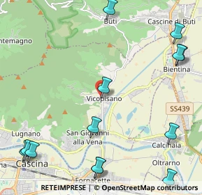 Mappa Via Famiglia Petri, 56010 Vicopisano PI, Italia (3.15)