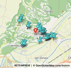 Mappa Via Fonte, 56020 Santa Maria a Monte PI, Italia (1.3775)