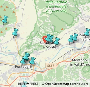 Mappa Via Fonte, 56020 Santa Maria a Monte PI, Italia (5.185)