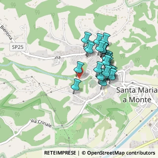Mappa Via Fonte, 56020 Santa Maria a Monte PI, Italia (0.352)