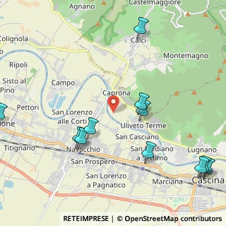 Mappa Località la Colmata, 56021 Cascina PI, Italia (2.76636)