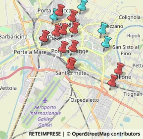 Mappa Via Filippo de Boni, 56121 Pisa PI, Italia (2.01063)