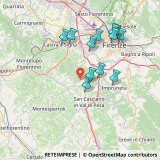 Mappa Via 1º Maggio, 50026 San Casciano in Val di pesa FI, Italia (7.74917)