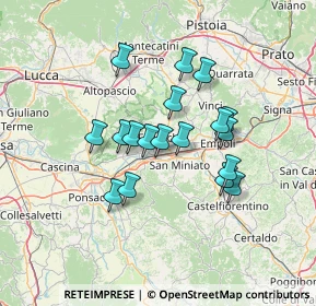 Mappa Via Ugo Nobile snc Interporto, 56028 San Miniato PI, Italia (11.35944)