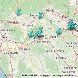 Mappa Via Ugo Nobile snc Interporto, 56028 San Miniato PI, Italia (18.89417)