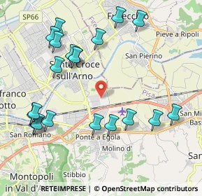 Mappa Via Ugo Nobile snc Interporto, 56028 San Miniato PI, Italia (2.388)