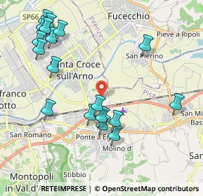 Mappa Via Ugo Nobile snc Interporto, 56028 San Miniato PI, Italia (2.39722)
