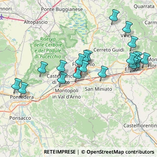 Mappa Via Ugo Nobile snc Interporto, 56028 San Miniato PI, Italia (8.93)