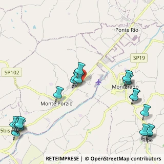 Mappa Via Fornace, 61040 Monte Porzio PU, Italia (3.0845)