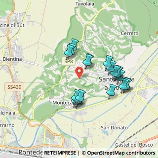 Mappa Via di Melone, 56020 Santa Maria a Monte PI, Italia (1.7115)