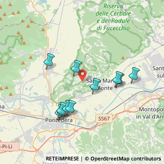 Mappa Via di Melone, 56020 Santa Maria a Monte PI, Italia (3.82818)