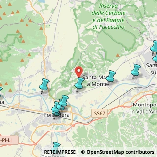 Mappa Via di Melone, 56020 Santa Maria a Monte PI, Italia (5.96333)
