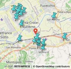 Mappa Via Magellano, 56028 San Miniato PI, Italia (2.36421)