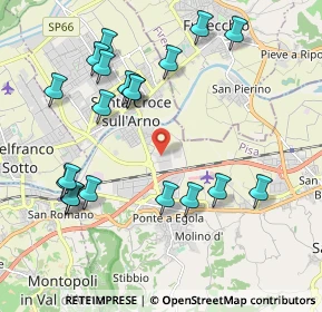 Mappa Via Magellano, 56028 San Miniato PI, Italia (2.278)