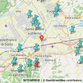 Mappa Via Magellano, 56028 San Miniato PI, Italia (3.2055)