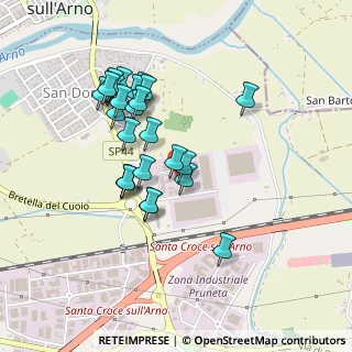 Mappa Via Magellano, 56028 San Miniato PI, Italia (0.42963)