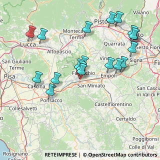 Mappa Via Magellano, 56028 San Miniato PI, Italia (17.74684)
