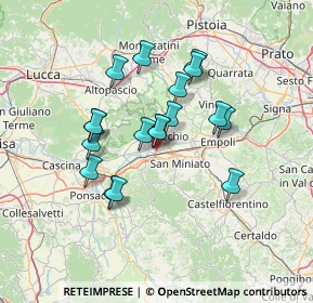 Mappa Via Magellano, 56028 San Miniato PI, Italia (11.79722)