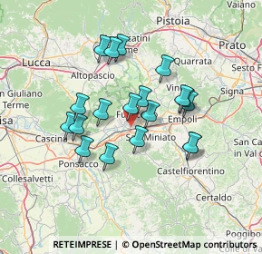Mappa Via Magellano, 56028 San Miniato PI, Italia (11.97579)