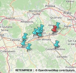 Mappa Via Magellano, 56028 San Miniato PI, Italia (11.015)