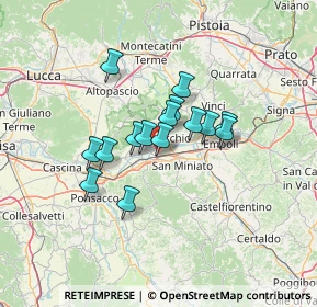 Mappa Via Magellano, 56028 San Miniato PI, Italia (9.82)