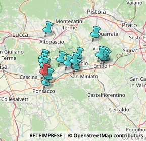 Mappa Via Magellano, 56028 San Miniato PI, Italia (11.01944)