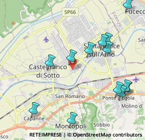 Mappa Via della Scienza, 56022 Castelfranco di Sotto PI, Italia (2.45385)