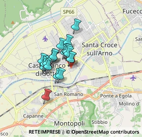 Mappa Via della Scienza, 56022 Castelfranco di Sotto PI, Italia (1.1555)