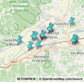 Mappa Via della Scienza, 56022 Castelfranco di Sotto PI, Italia (3.09571)