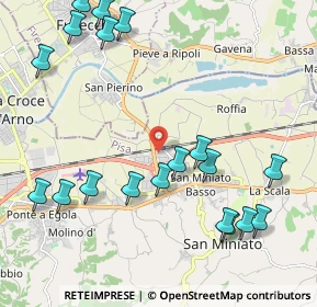 Mappa Via Giuseppe Lombardo Radice, 56028 San Miniato PI, Italia (2.61632)