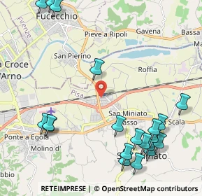 Mappa Via Giuseppe Lombardo Radice, 56028 San Miniato PI, Italia (2.8465)