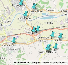 Mappa Via Giuseppe Lombardo Radice, 56028 San Miniato PI, Italia (2.32273)