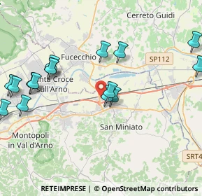 Mappa Via Giuseppe Lombardo Radice, 56028 San Miniato PI, Italia (4.8425)