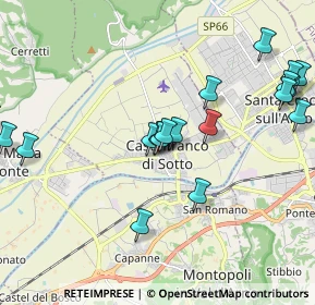 Mappa Via Vincenzo Bellini, 56022 Castelfranco di Sotto PI, Italia (2.419)