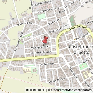 Mappa Via Filippo Turati, 36, 56022 Castelfranco di Sotto, Pisa (Toscana)