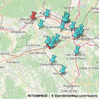 Mappa Via Adamello, 50053 Empoli FI, Italia (16.5325)