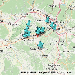 Mappa Via Adamello, 50053 Empoli FI, Italia (8.3545)
