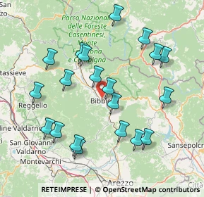 Mappa Via della Consuma, 52011 Bibbiena AR, Italia (16.5315)